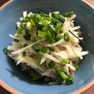 ポテトと鮭缶のサラダ